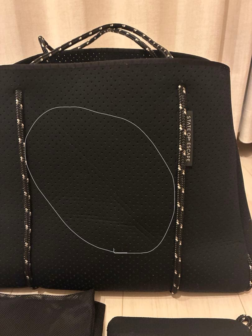 STATE OF ESCAPE ブラック トートバッグ