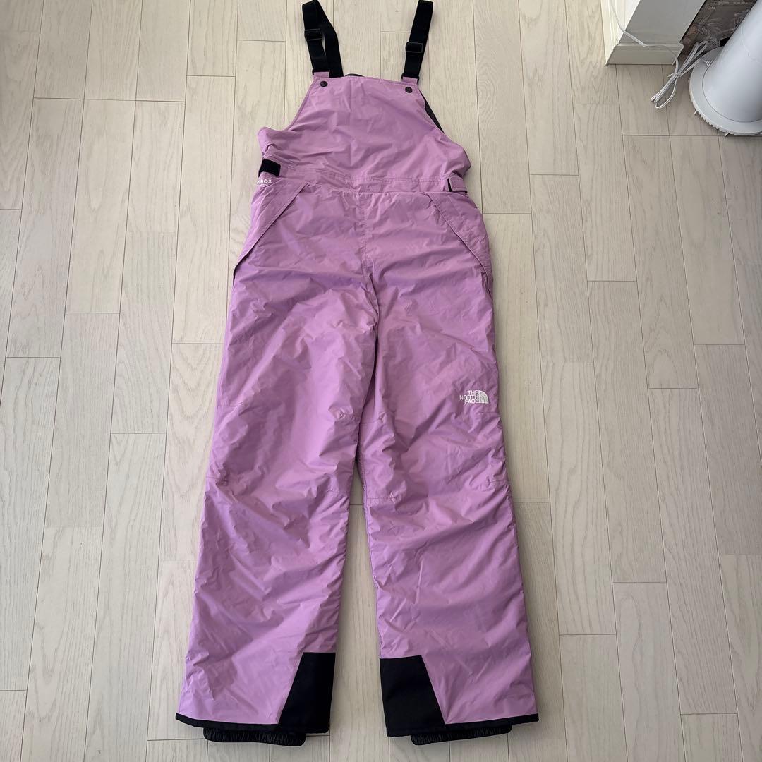 THE NORTH FACEオーバーオール パープル　160 レディー XL