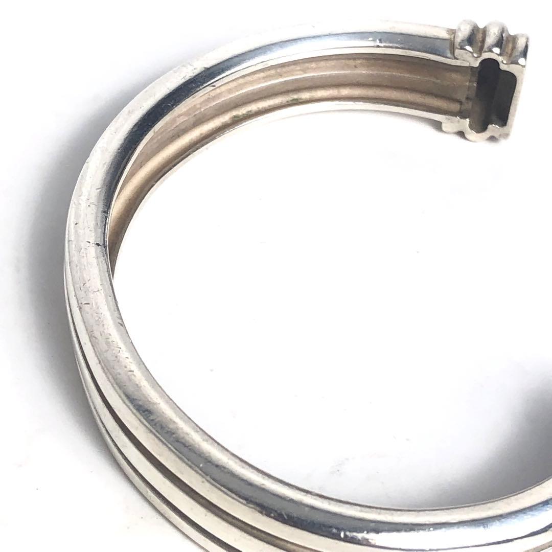 Tiffany ティファニー グルーブド バングル カフ 925 シルバー