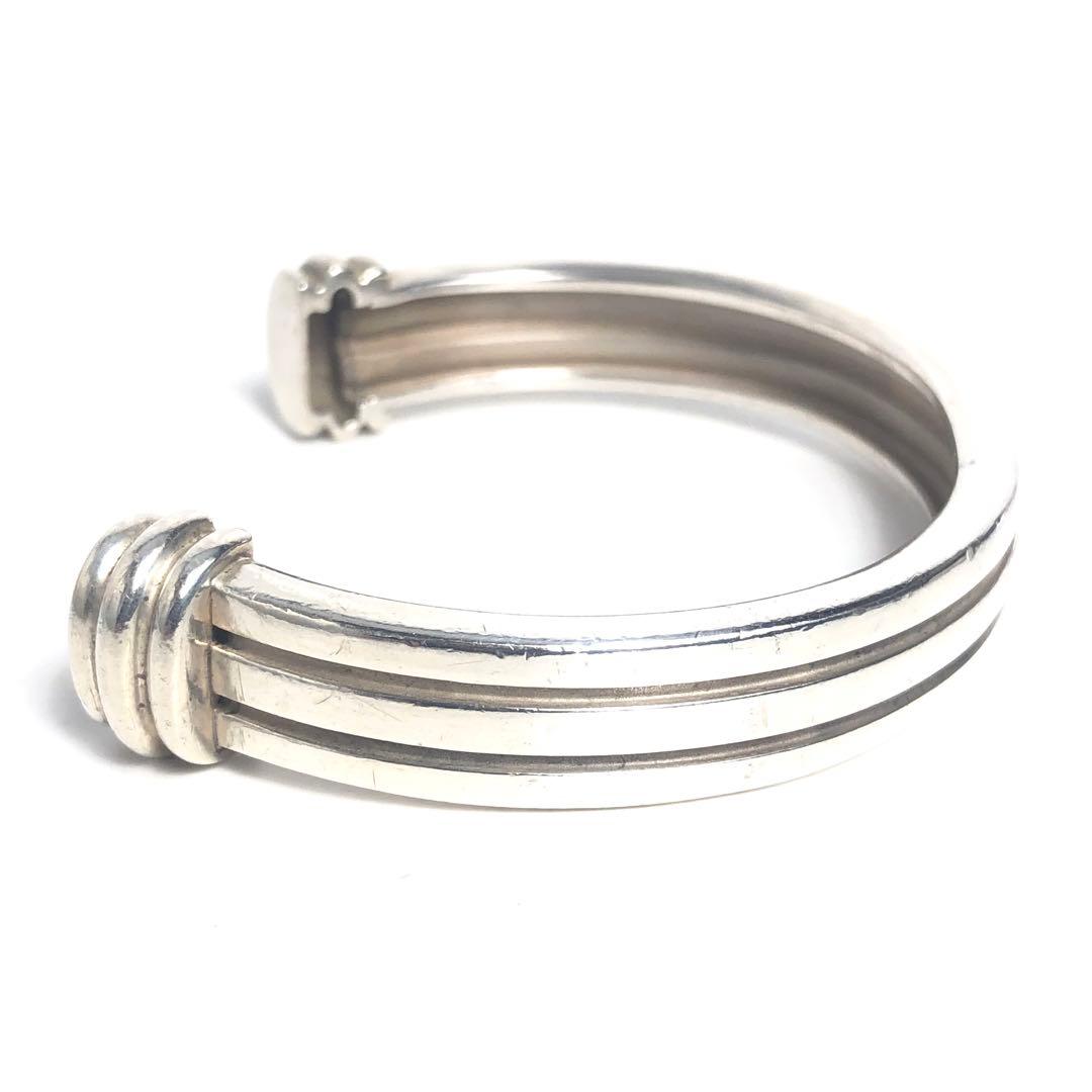 Tiffany ティファニー グルーブド バングル カフ 925 シルバー