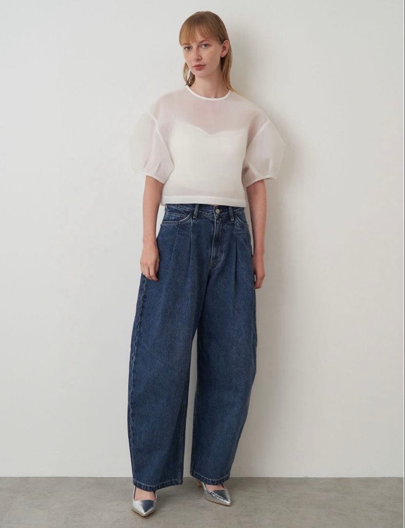 完売品★新品未使用タグ付　エレンディーク メッシュボンディングクロップドトップ