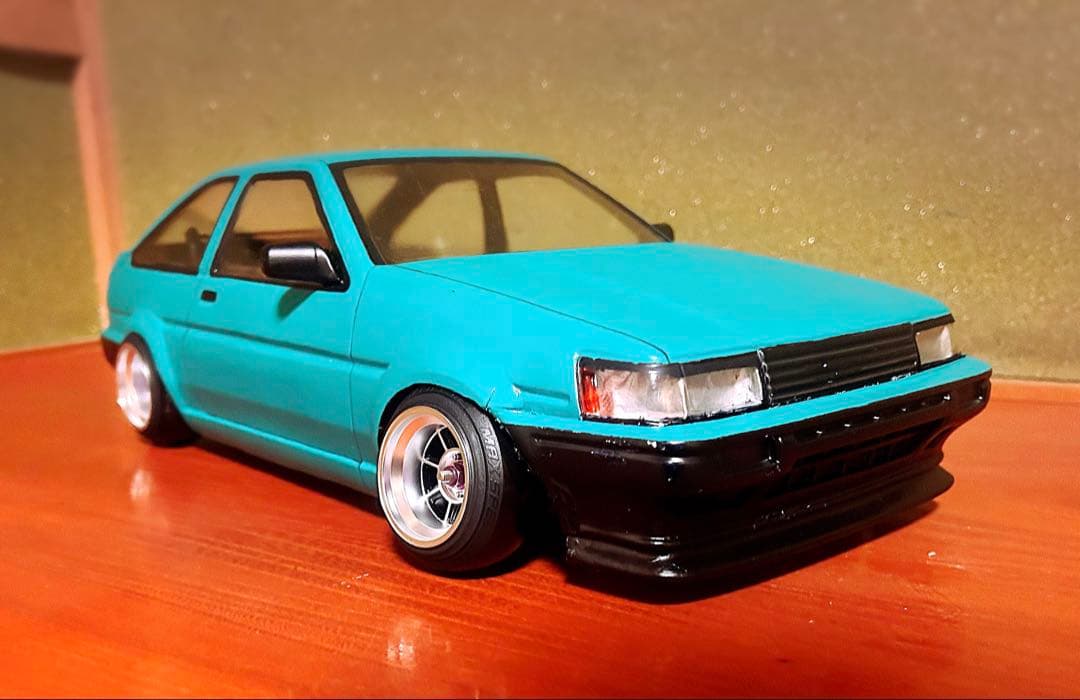 LP-86新品組立済シャーシ+AE86ボディ付