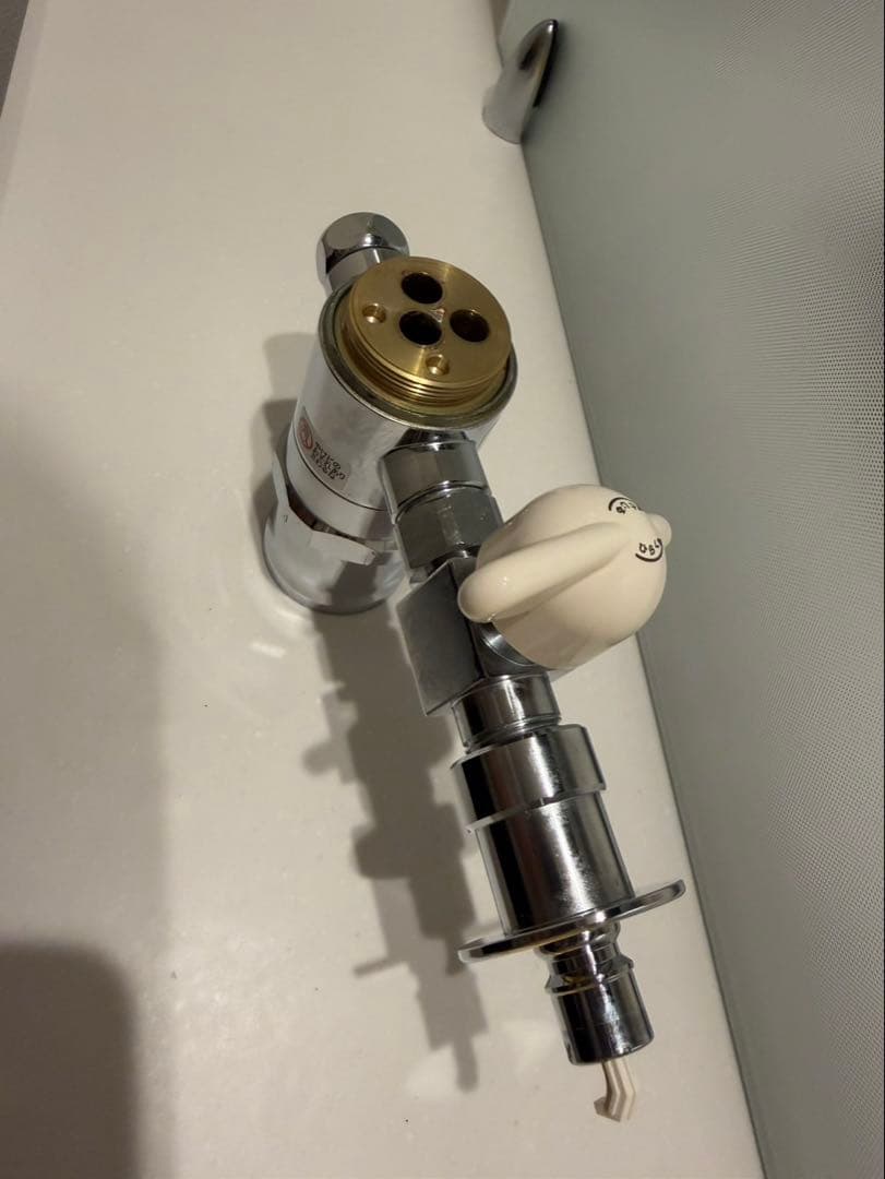 SANEI シングル混合栓用分岐アダプター　B98-AU6 PT3320付き