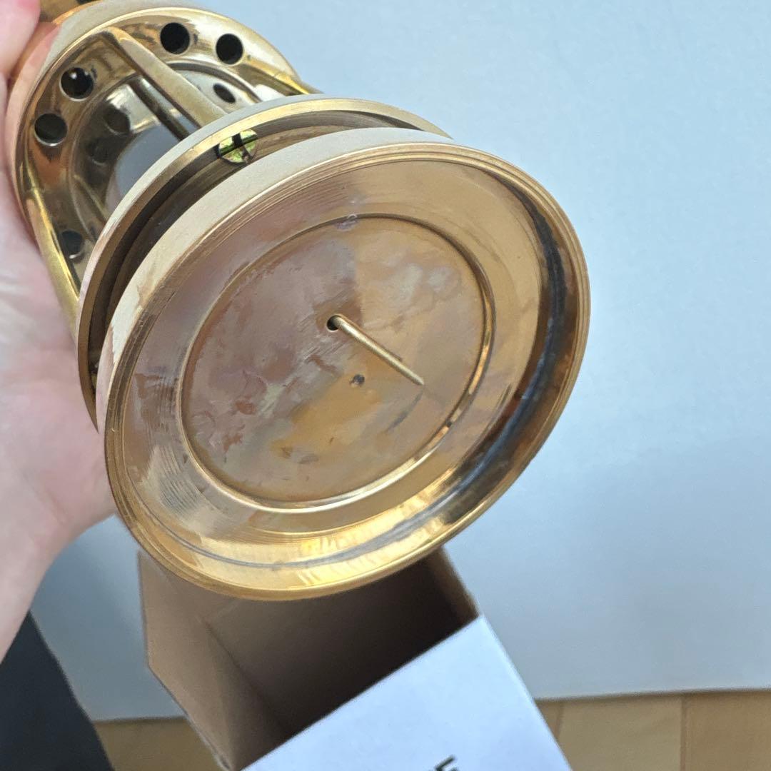 新品未使用　マイナーズランプ　マイナーズランタンシリアルナンバー入　真鍮製
