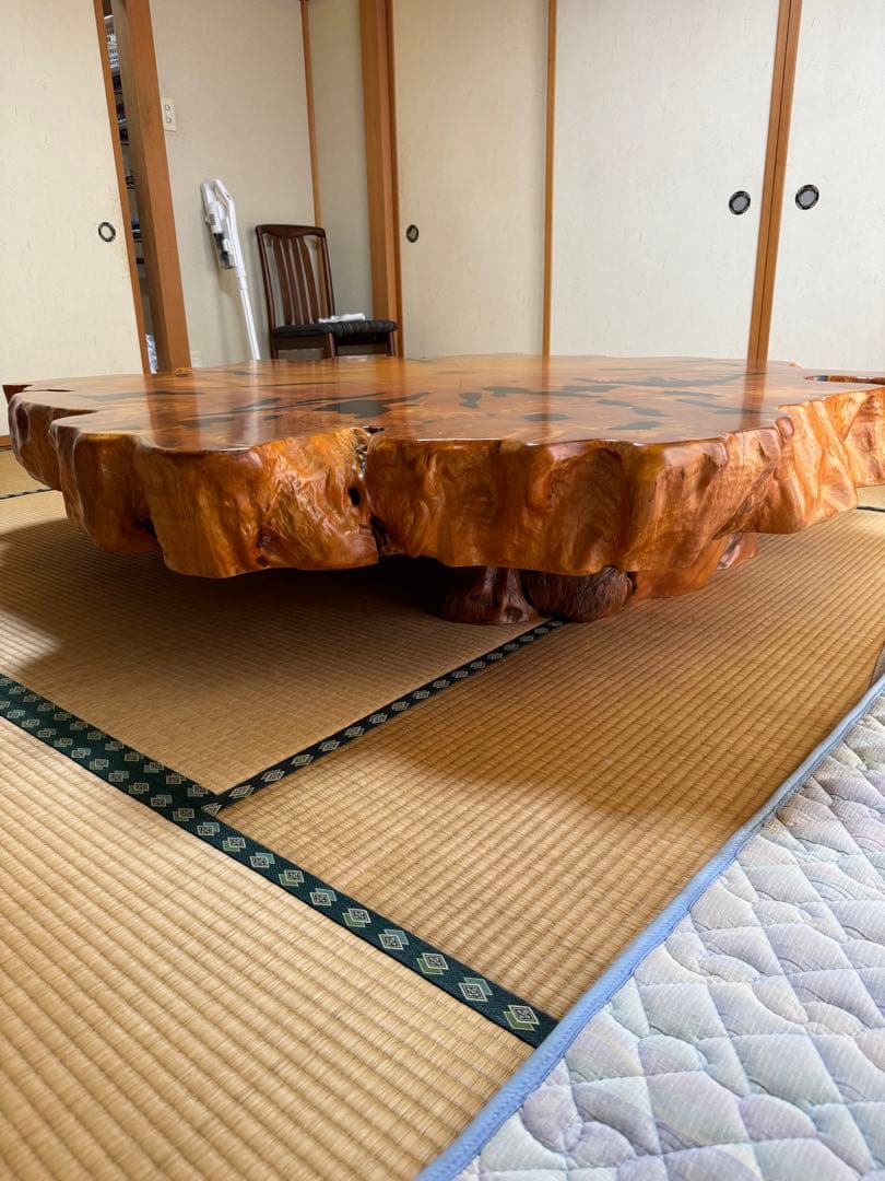 青森下北天然ひば　ローテーブル