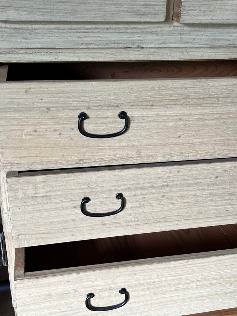 桐箪笥　生地色　和箪笥