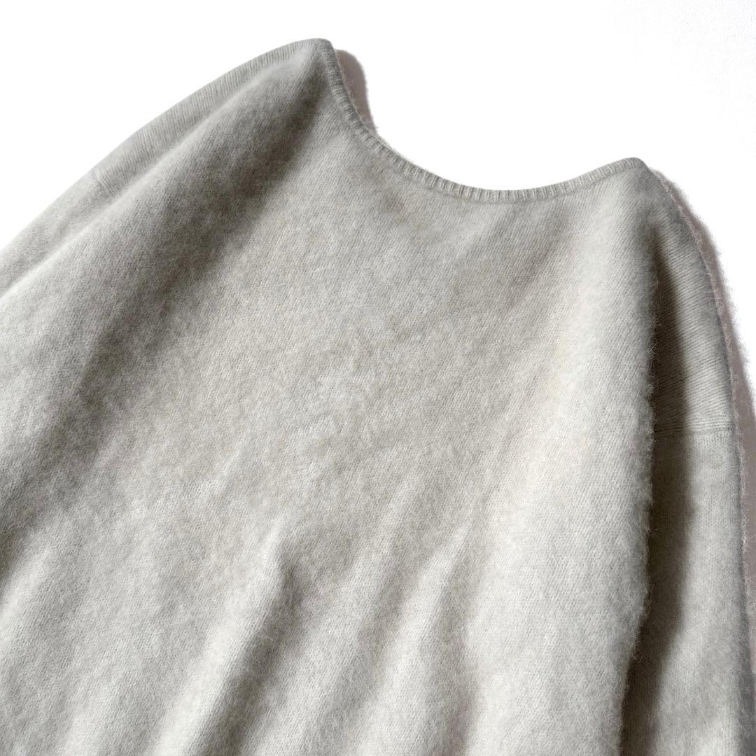 Plage ふわふわ2wayVネックニットプルオーバー　軽量 ニュアンスカラー