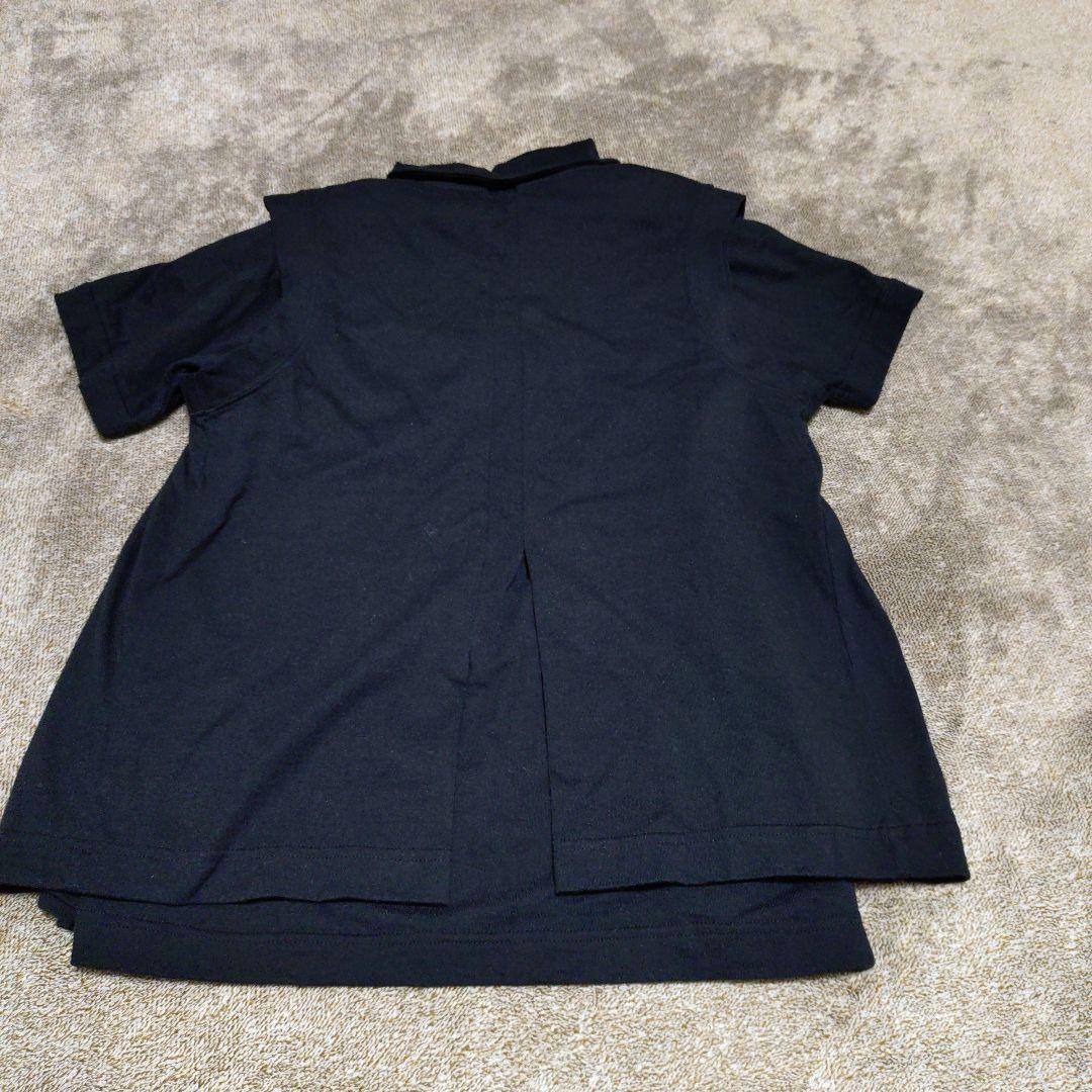 【美品】コムデギャルソン　半袖トップス　ベスト風　3重　　ブラウス