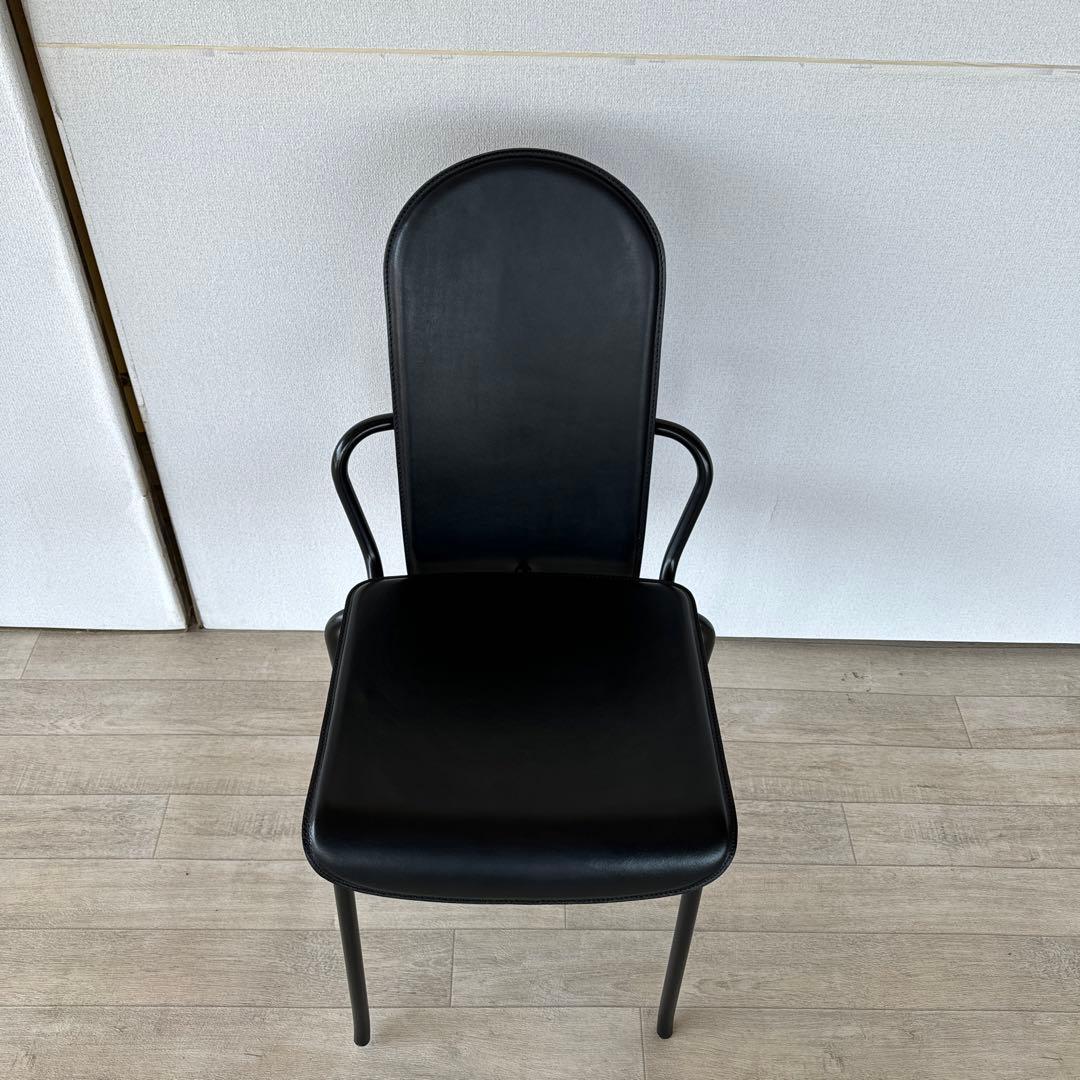 イタリア製　革　レザー　cidue チェア　ダイニングチェア　　②