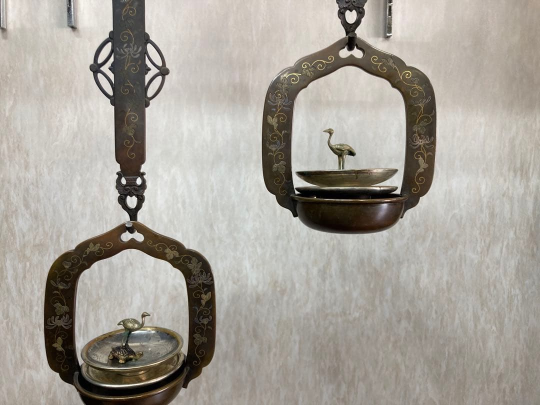 特殊美術工芸品京都三法堂製・本金銀本象嵌入り手製仏具