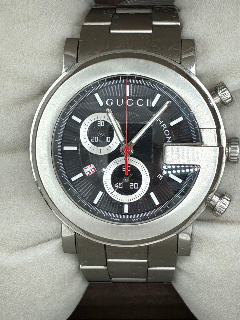 グッチ Gクロノ YA101309 101M ブラックメンズ GUCCI