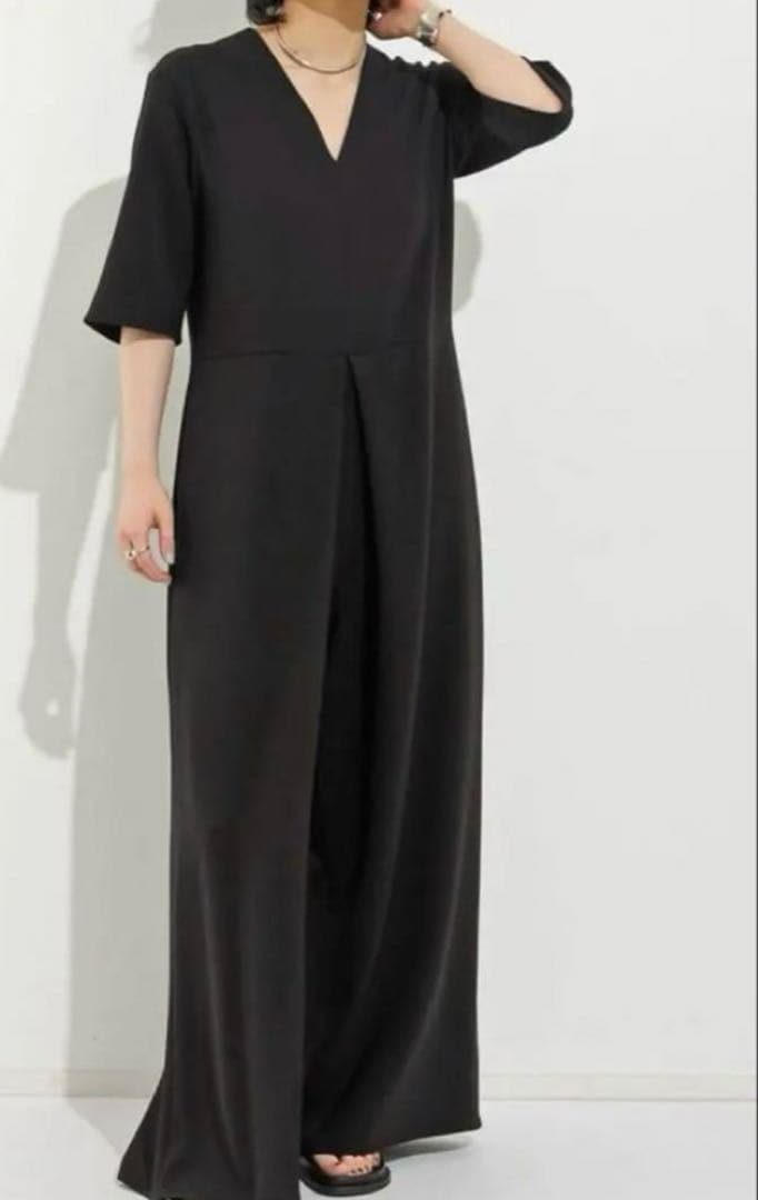 DOMELLE 黒 オールインワン サイズ1 メルローズ　日本製　お値下げ