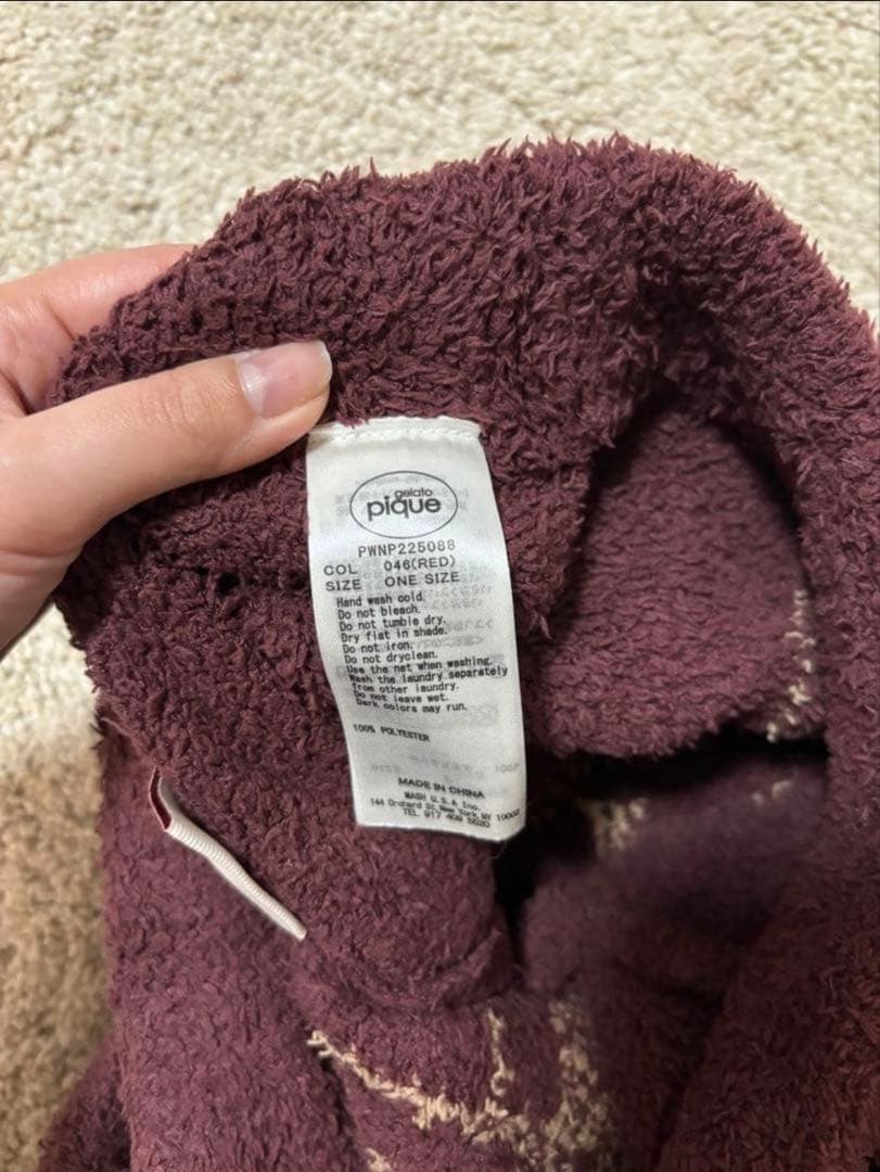 『美品』gelatopique ジェラートピケホリデーベアハートプルオーバー