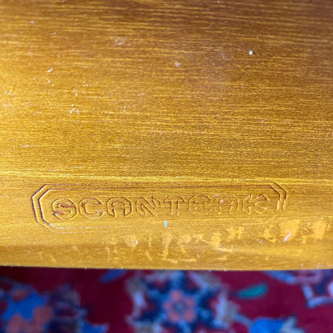 購入者様決まってます！KONISKA チーク無垢材 未使用替えカバー付き