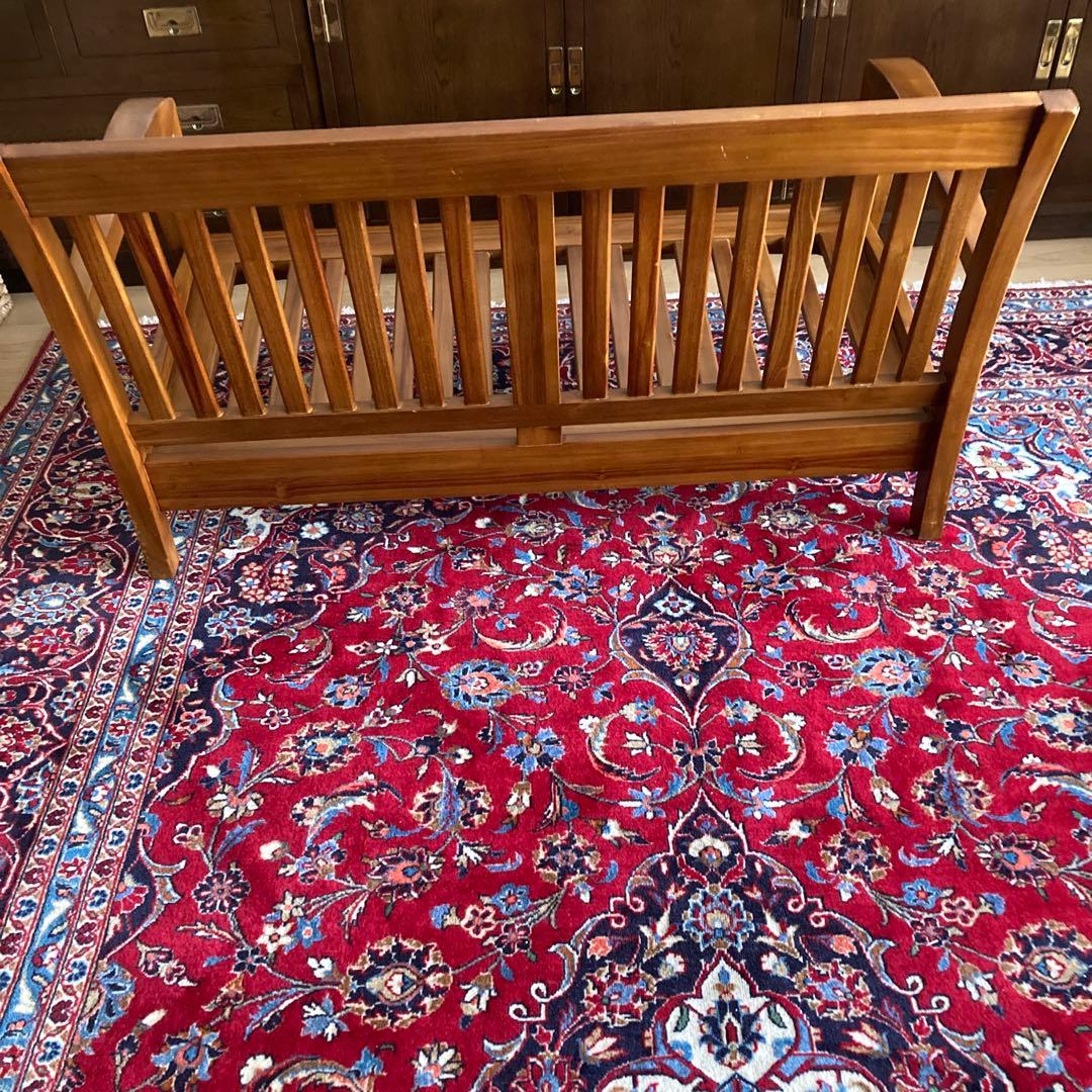 購入者様決まってます！KONISKA チーク無垢材 未使用替えカバー付き