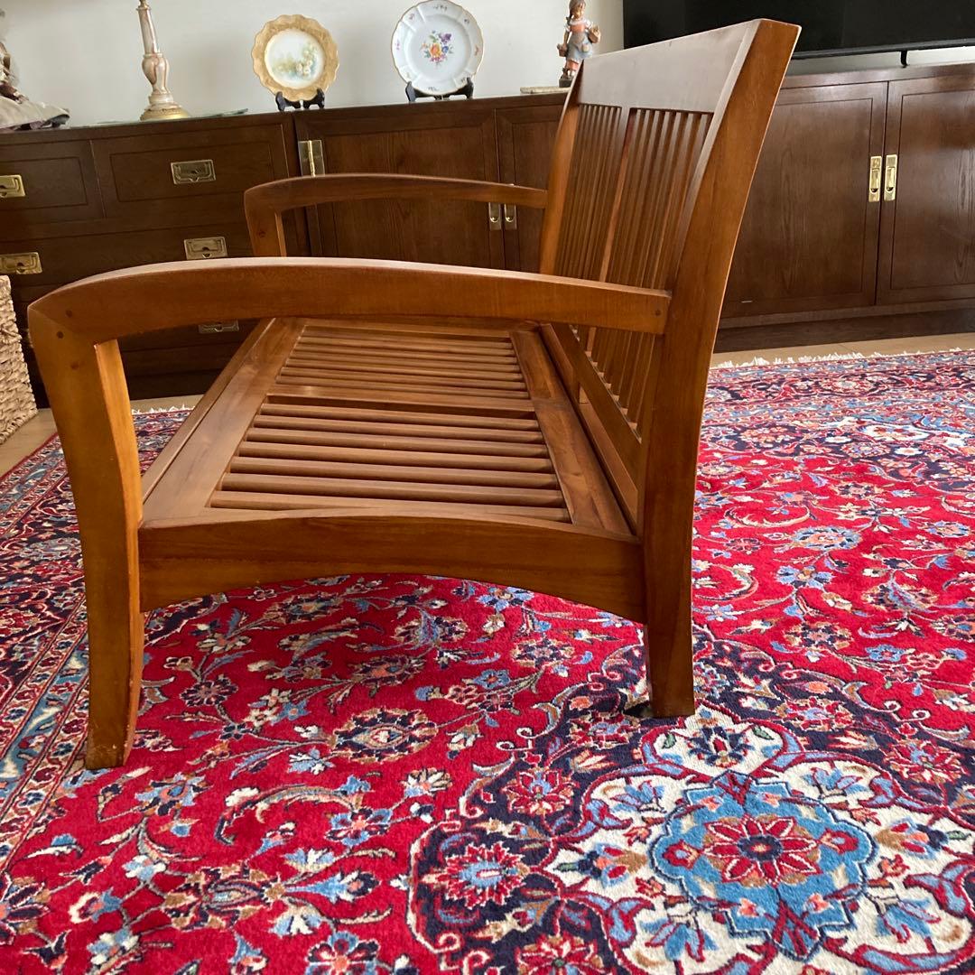 購入者様決まってます！KONISKA チーク無垢材 未使用替えカバー付き