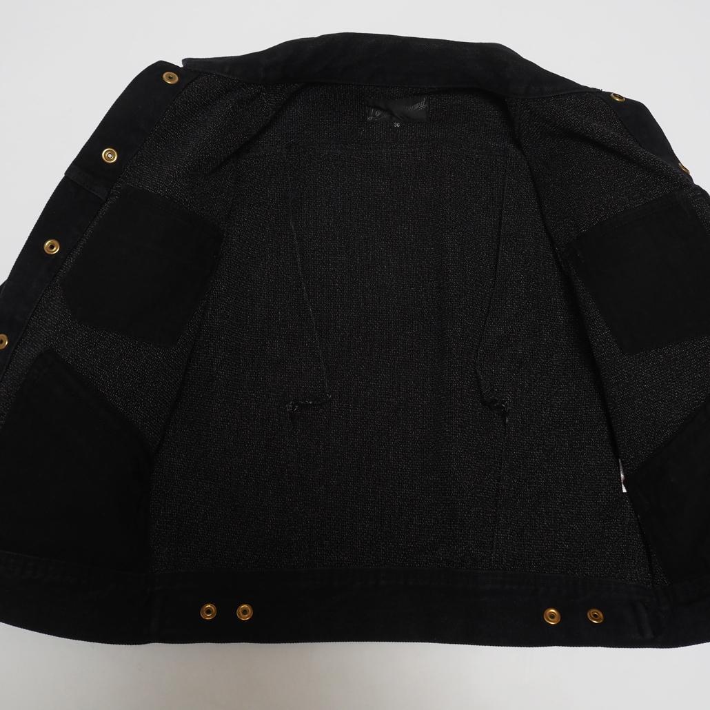 Langlitz Leathers ケブラーライディング ジャケット 黒S 短丈