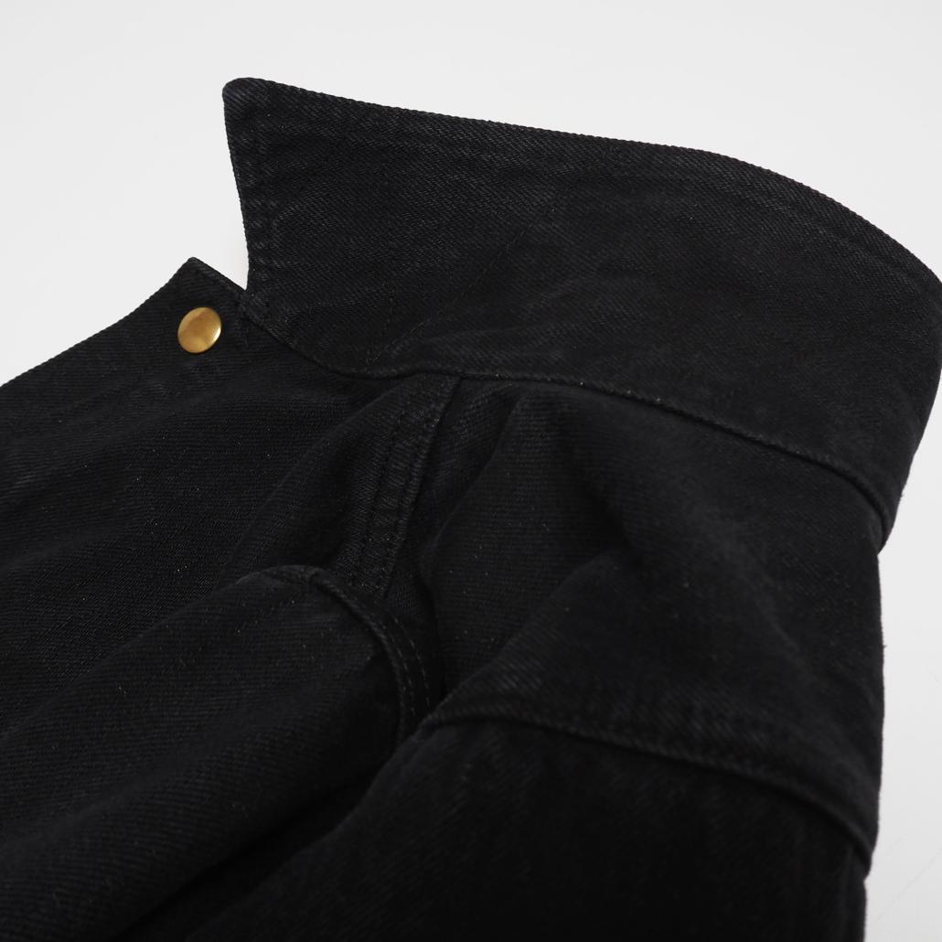 Langlitz Leathers ケブラーライディング ジャケット 黒S 短丈