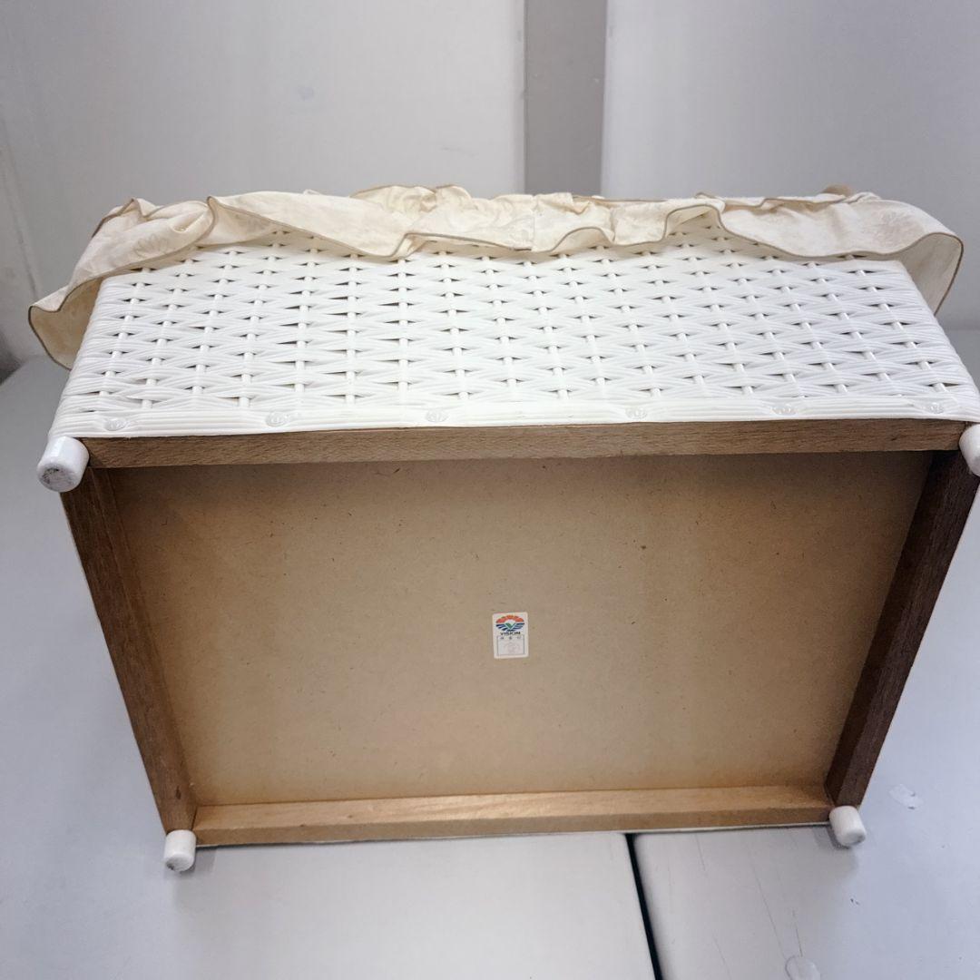 レトロ ベビー 収納 バスケット 籠 カゴ ボックス 衣類ケース ベビー用品