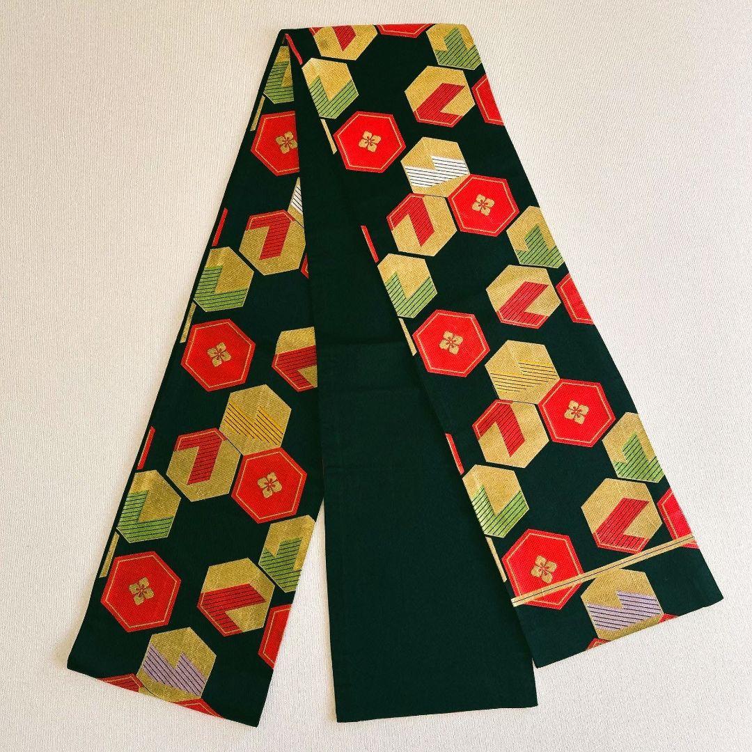 七五三　7歳　女の子　着物フルセット　小物セット　赤×紺　5242