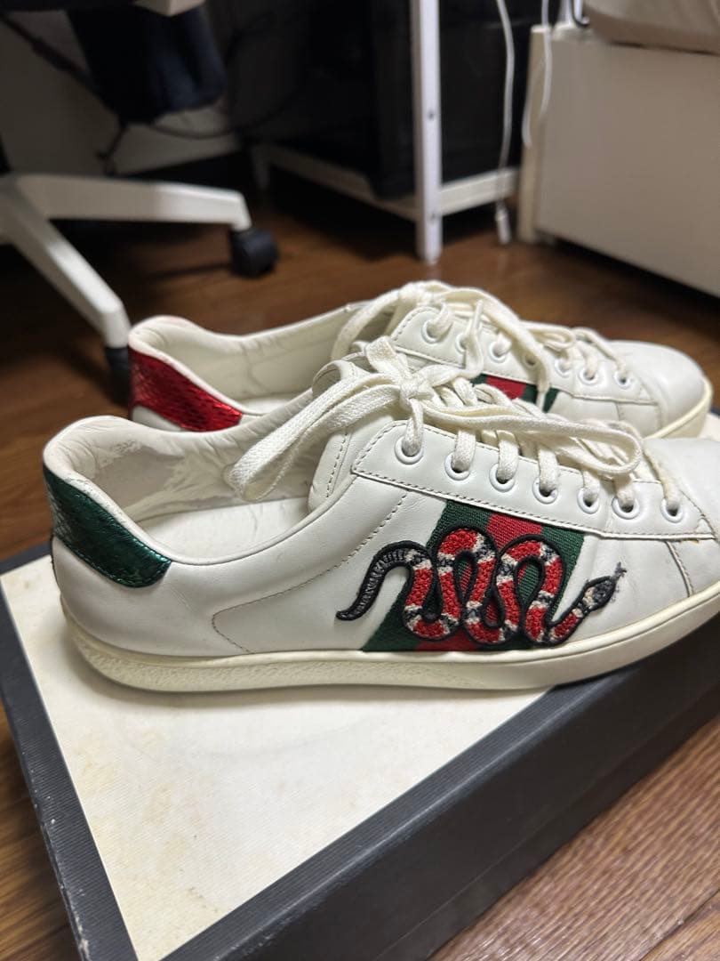 グッチ エース エンブロイダリー スネーク