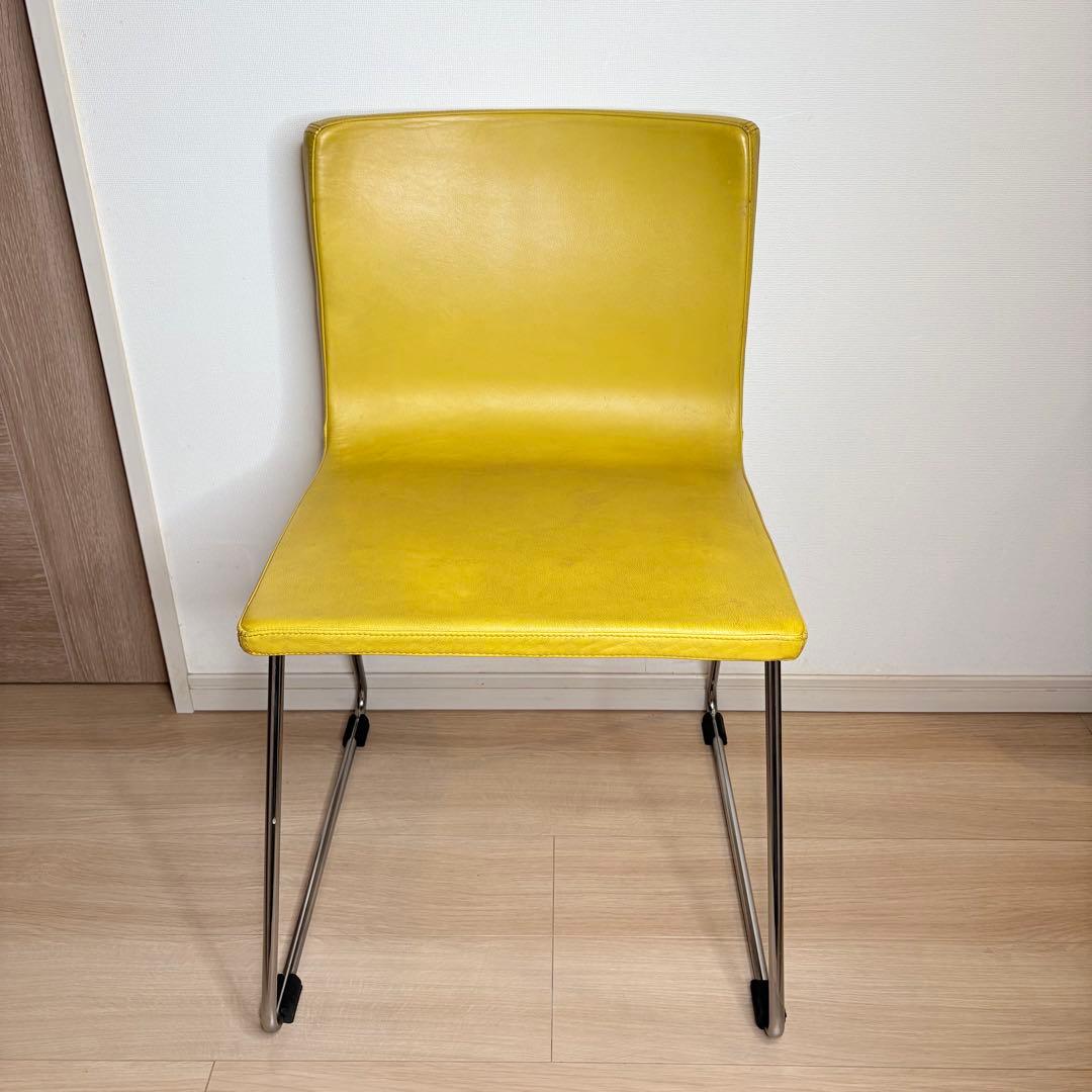 レア！絶版品！人気！BERNHARD ダイニングチェア イエロー IKEA