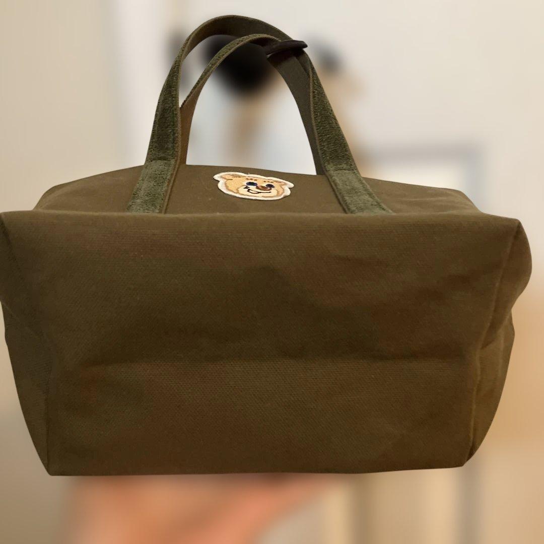 フェイラー　トート　テディ　ダークグリーン　オリーブ　未使用　完売品