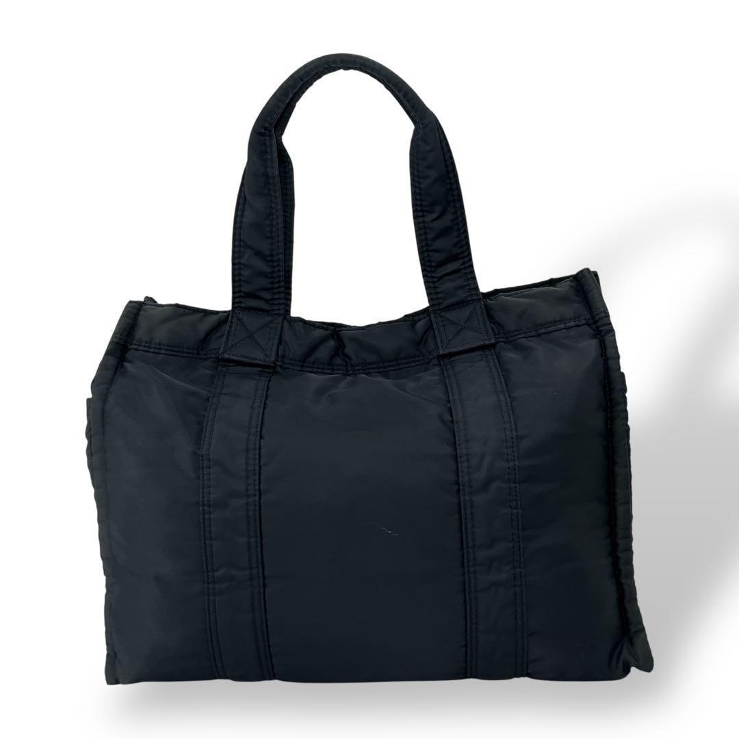 ヘッドポーター　タンカー　ハンドバッグ　ミニトート　ナイロン　紺　藤原ヒロシ