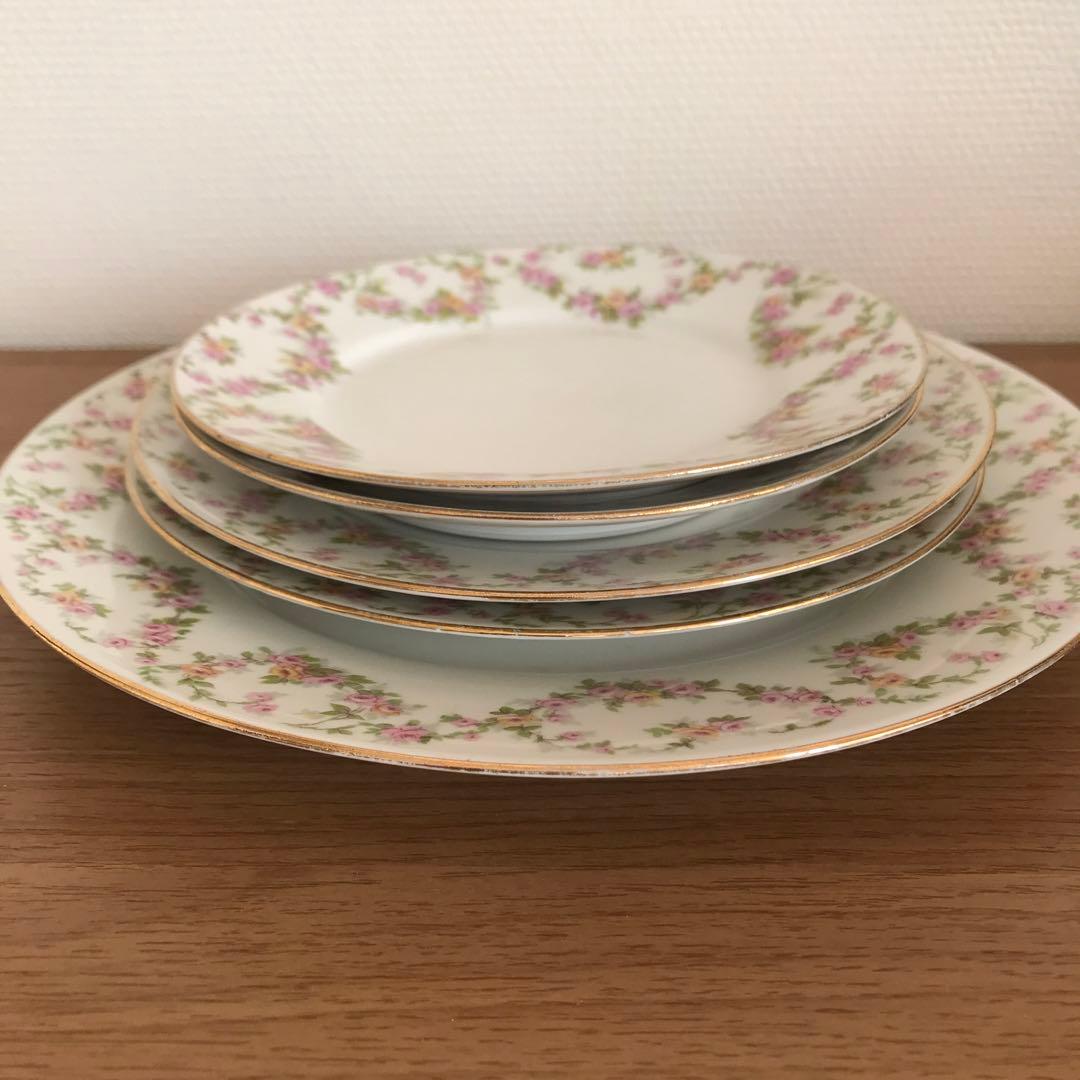 Limoges リモージュ　フランス　プレート　5枚　セット