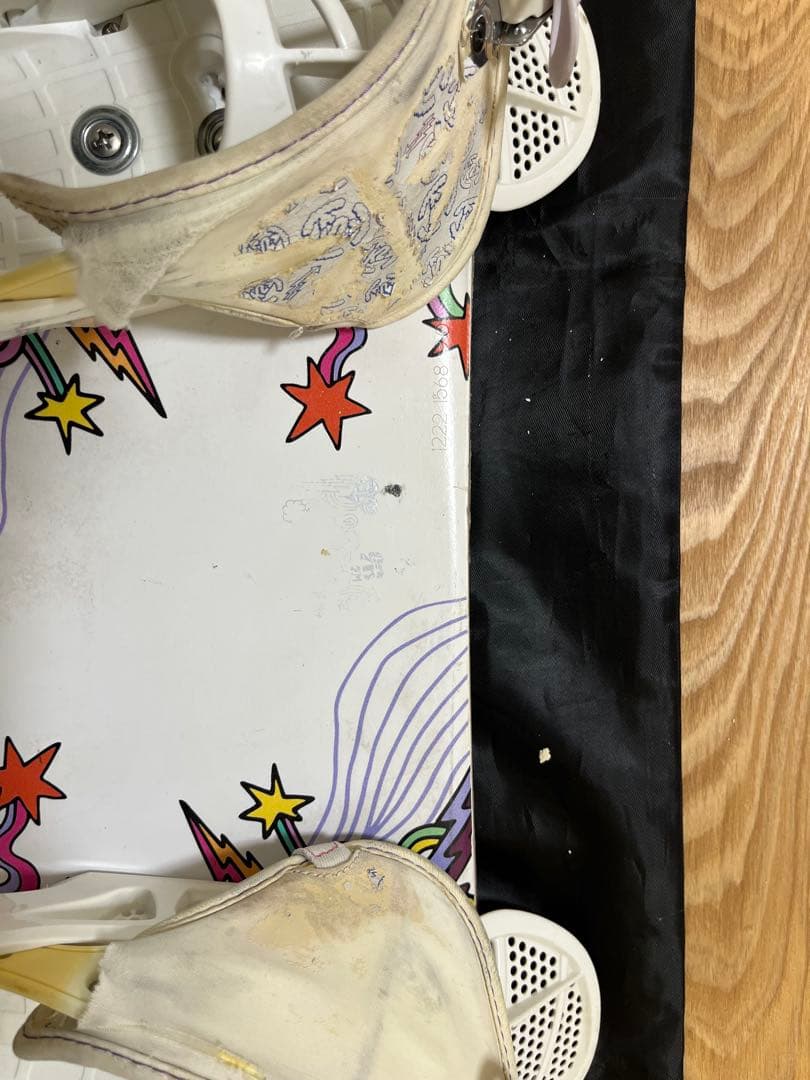 k2 キッズ　スノーボード板　ビンディング　2点セット　ケース付き　90