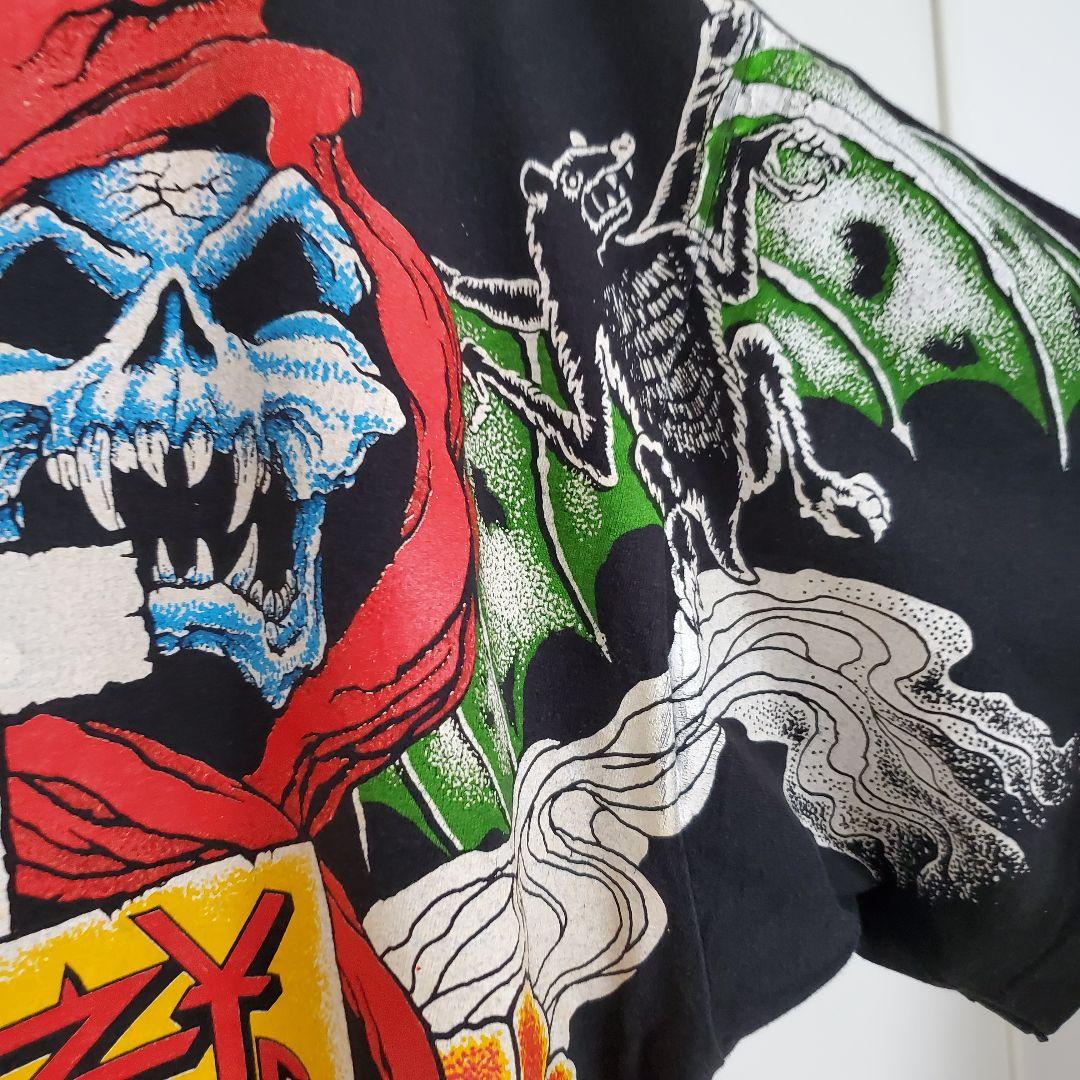 90s OZZY OSBOURNE 総柄 Tシャツ TRAVIS 深瀬 着