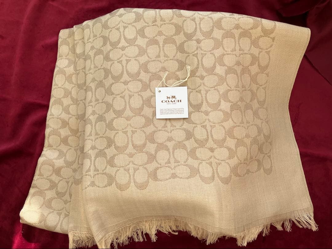 coach 大判ストール