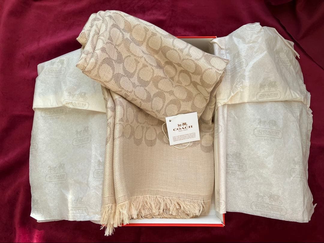 coach 大判ストール