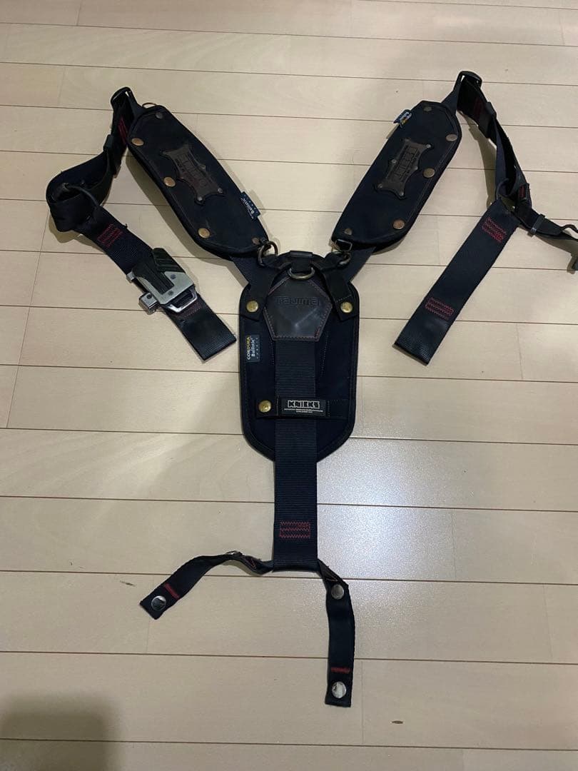 タジマ　サスペンダー　KNICKS 肩パッド　背中当てセット