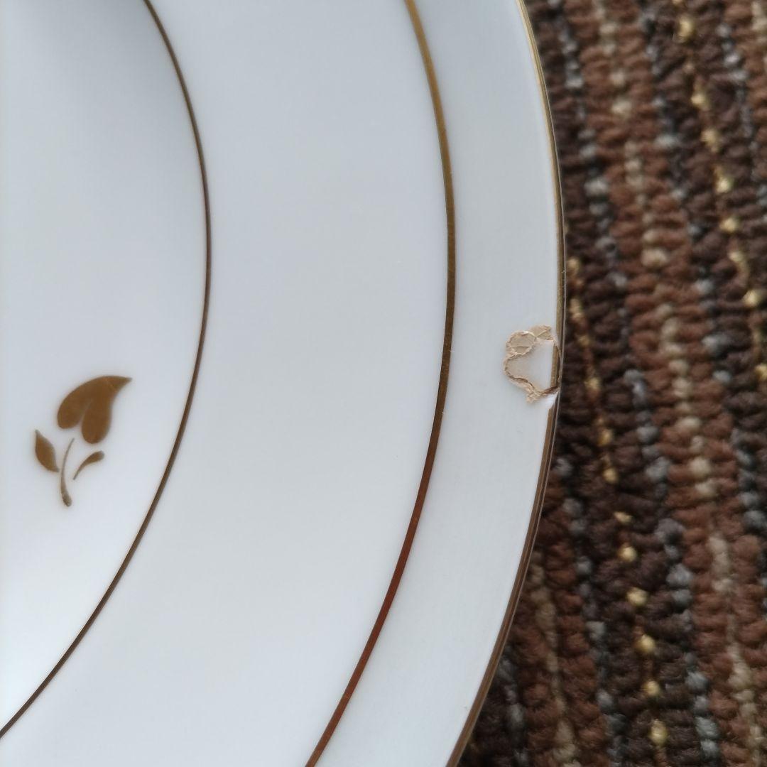 【１枚欠け補修有】ビングオーグレンダール　B&G　ケーキ皿　４枚セット