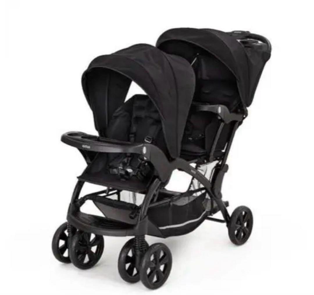 ★美品★カトージ ベビーカー 二人でゴーDX ブラック