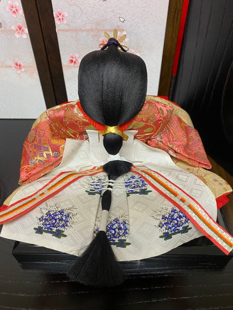 東京久月　雛人形　親王飾り収納セット・サイズ間口約６３×奥行約４１×高さ約５８㎝