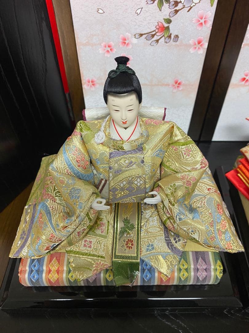 東京久月　雛人形　親王飾り収納セット・サイズ間口約６３×奥行約４１×高さ約５８㎝