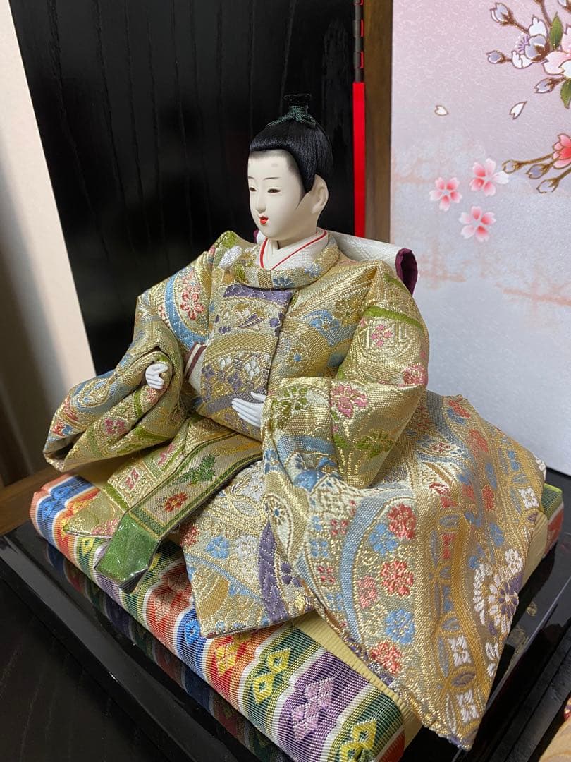 東京久月　雛人形　親王飾り収納セット・サイズ間口約６３×奥行約４１×高さ約５８㎝