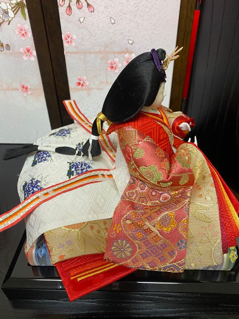 東京久月　雛人形　親王飾り収納セット・サイズ間口約６３×奥行約４１×高さ約５８㎝