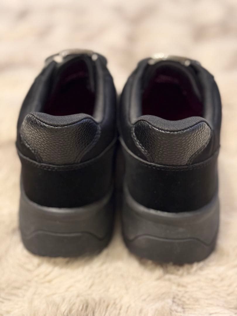 【✨️美品✨️】fitfit 撥水 ハンズフリースニーカー ブラック 25cm