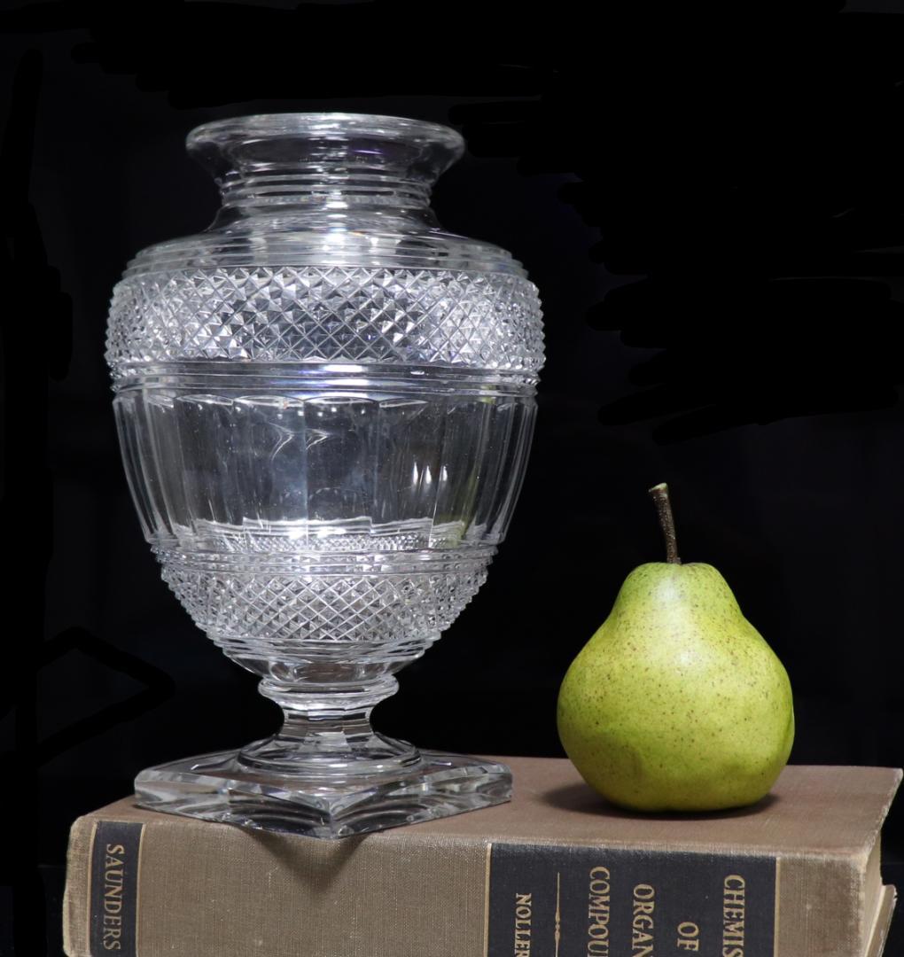 オールド・バカラ パリギャラリーミュージアム限定 1.8kg大型花瓶 ディアマン