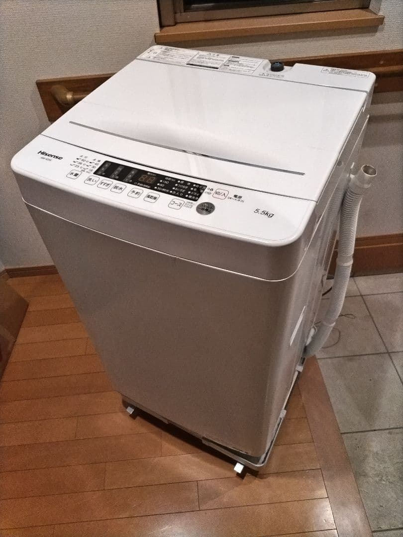 ✨Hisense 縦型洗濯機 6.5kg 2024年製新品同様2025年購入✨