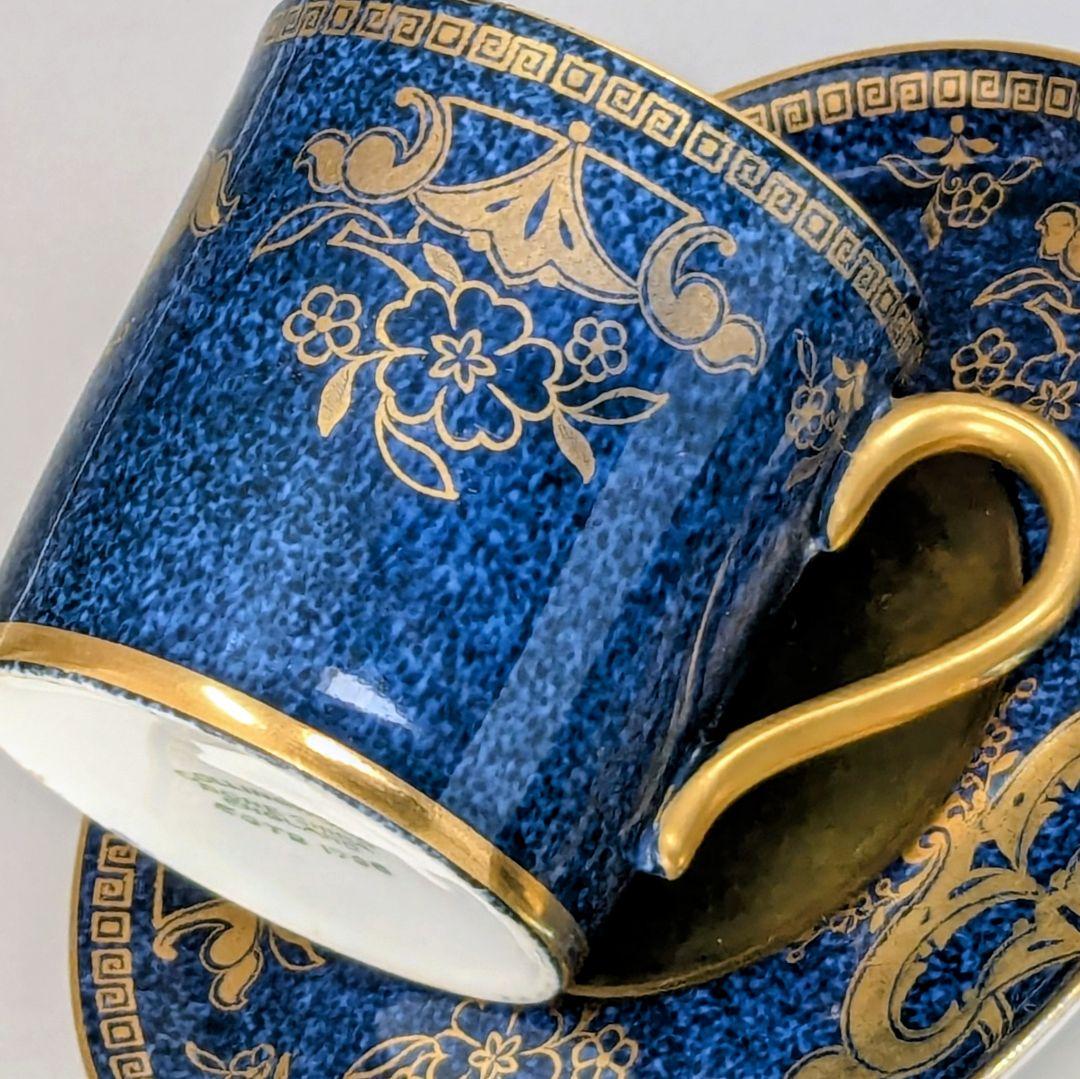 Collingwood コリングウッド金彩 パウダーブルー カップ&ソーサー