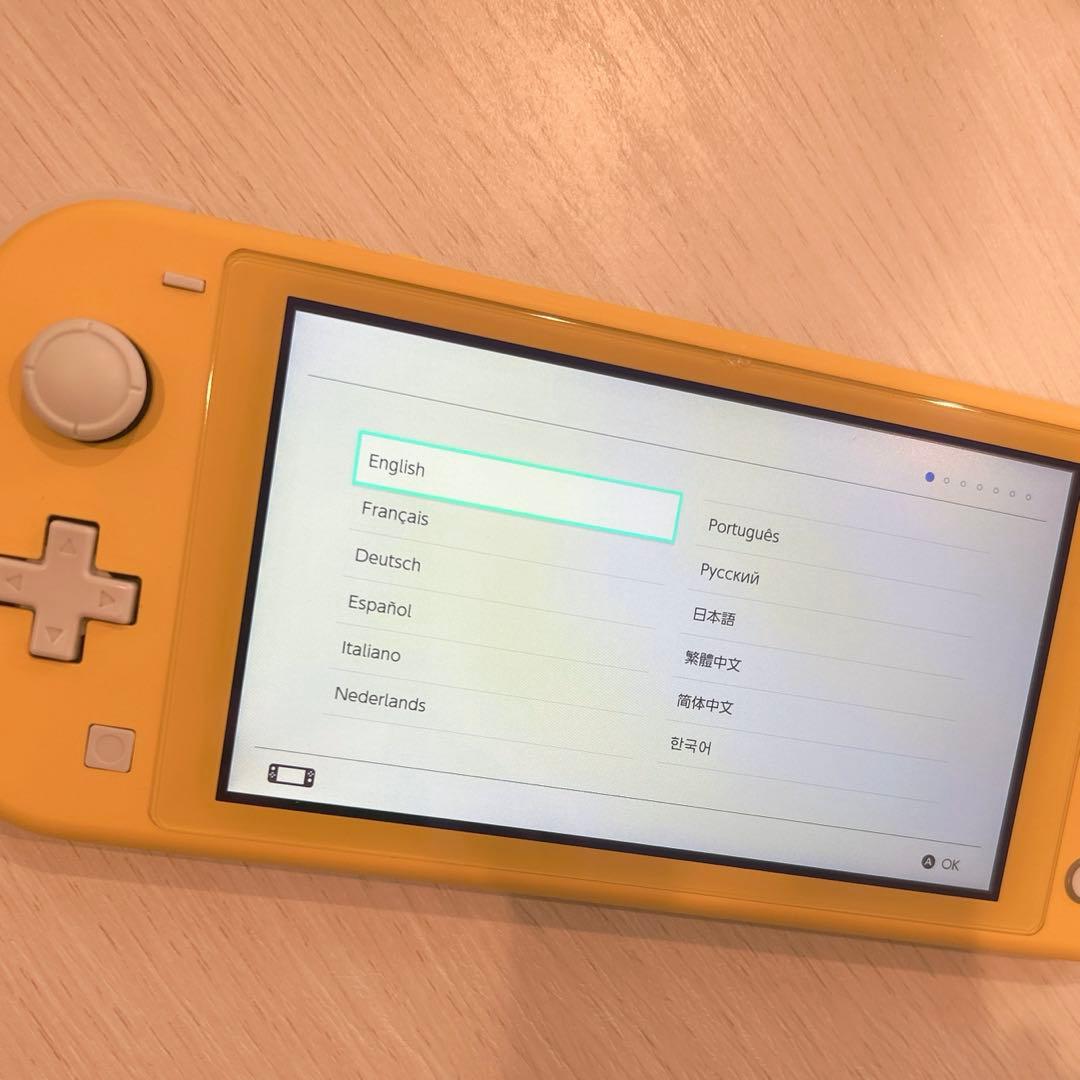 Nintendo switch lite 本体+充電器+外箱