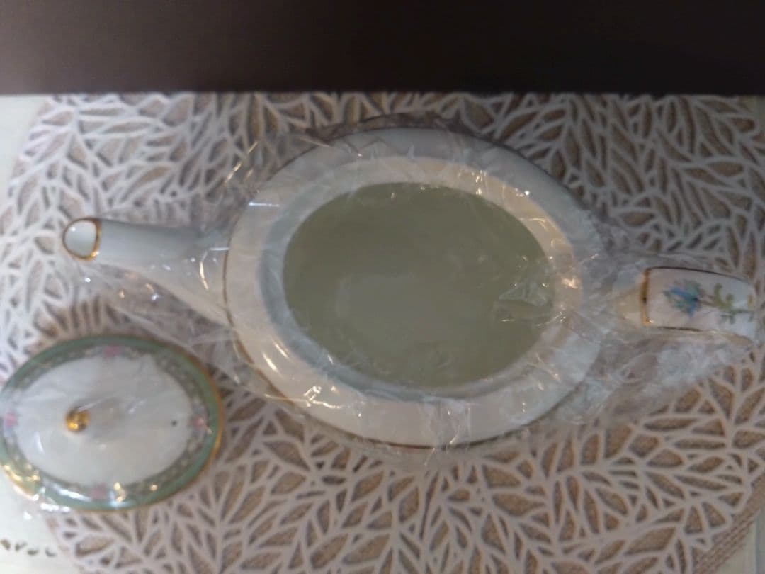 【廃盤】ノリタケ　ヨシノシリーズ　スプーン&ハンカチ付　ティーフォーツーセット