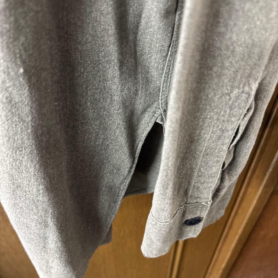 40s FIVE BROTHER”ブラックシャンブレー”黒シャン マチ付 シャツ