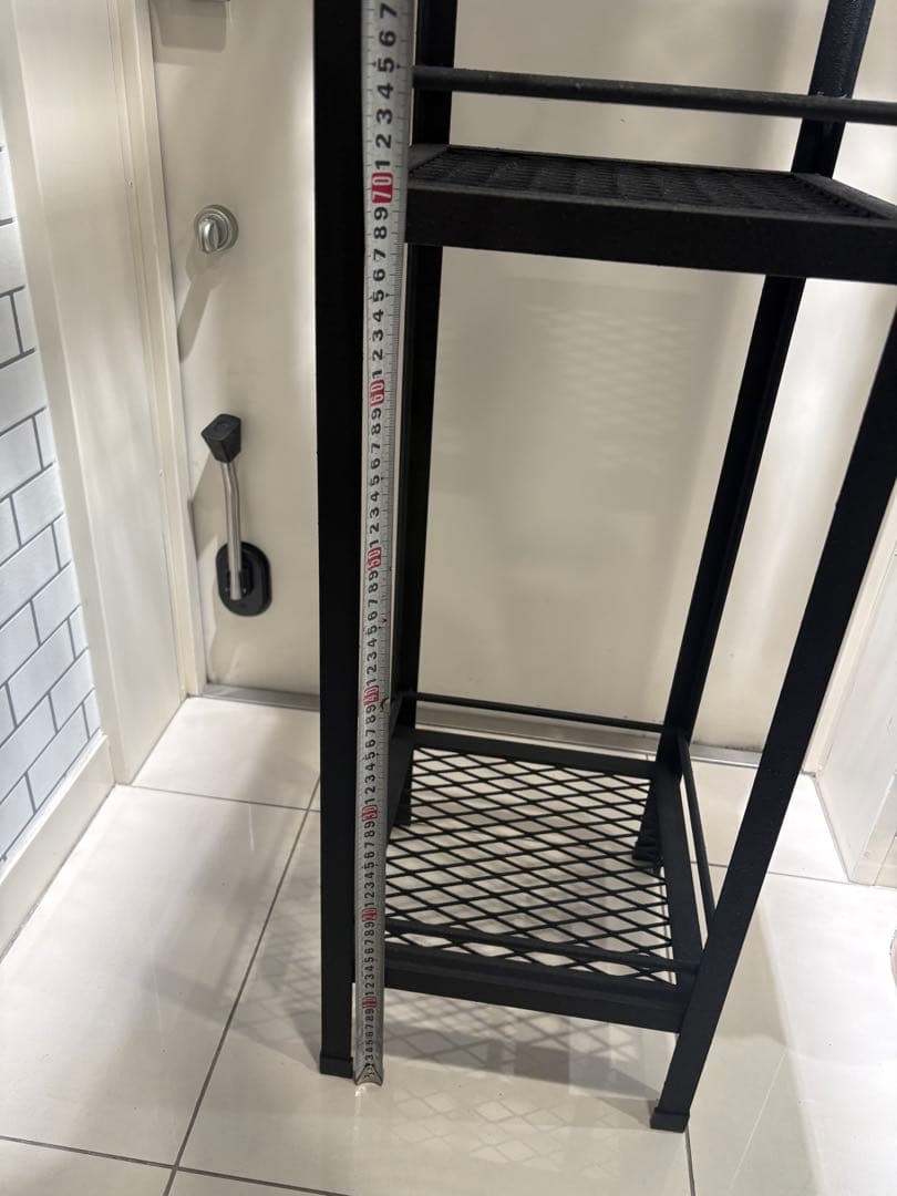 ライトスタンド付　植物棚　アイアン棚　アイアンシェルフ　アガベ　チタノタ