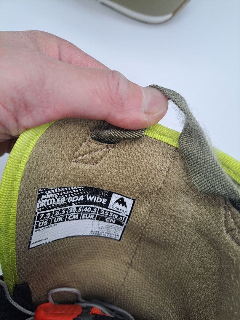 バートン ルーラー ワイド ボア 25.5cm BURTON Ruler BOA