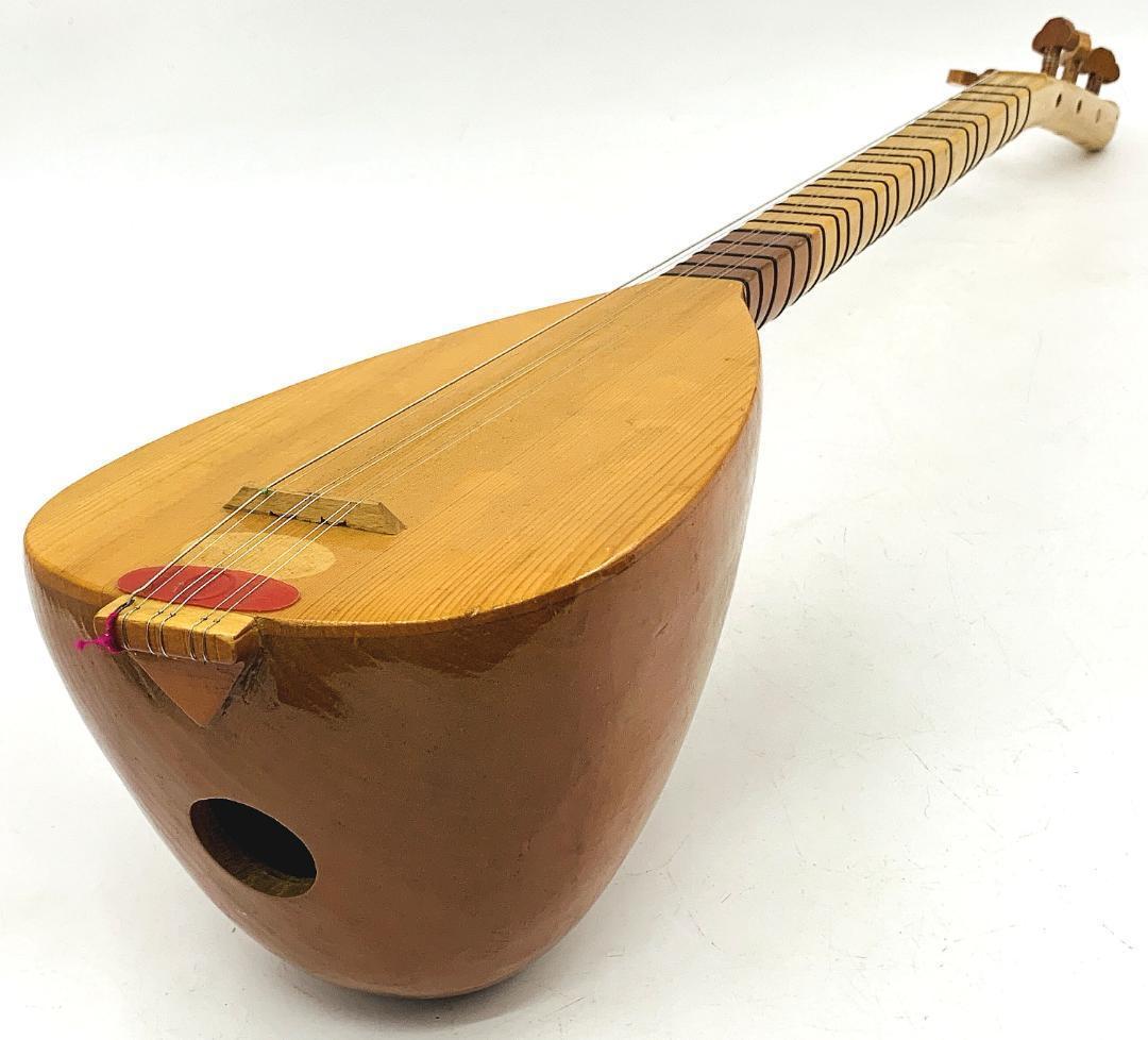 【希少 整備品】サズ バーラマ ロングネックリュート トルコ 撥弦楽器 6弦